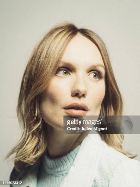 Actress Ana Girardot poses for a portrait on September 16, 2021 in Paris, France.
