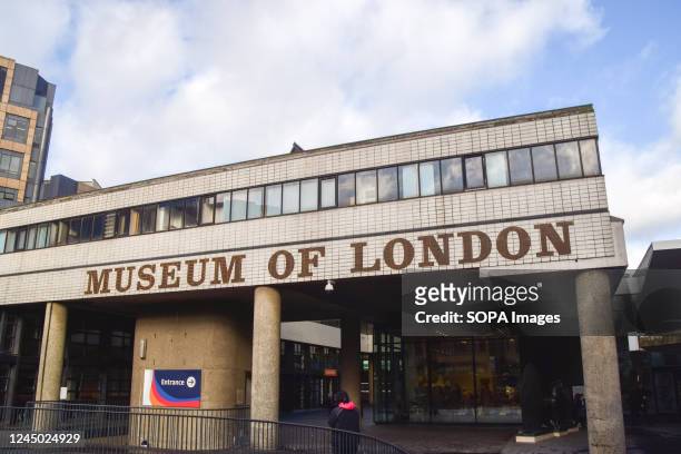 General view of the Museum of London. The Museum of London will close in December 2022 as it prepares to move from its current site at London Wall to...