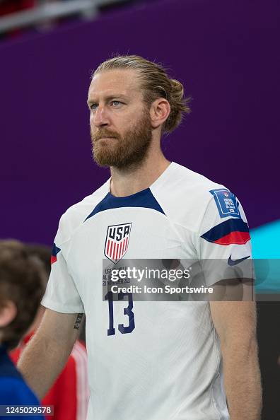Tim Reim USA defender Tim Ream at the start of the 2022 FIFA World Cup Group B ...