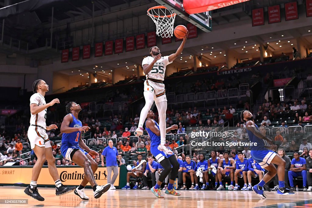COLLEGE BASKETBALL: NOV 23 St Francis at Miami