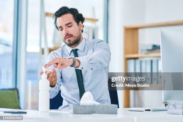 it helps to decrease infectious agents on the hands - hand sanitizer stock pictures, royalty-free photos & images