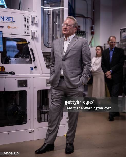 Andrew Forrest, former CEO of Fortescue Metals Group and head of Fortescue Future Industries, tours the National Renewable Energy Laboratory on...