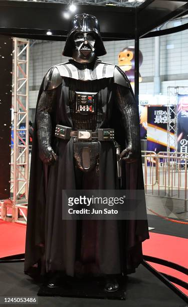 General view of Industrial Light and Magic Life-size Darth Vader figuire from Star Wars is displayed during the press preview for Tokyo Comic Con...