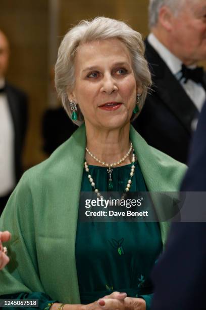 Birgitte, Duchess of Gloucester attends the Speedo x Hope for Youth Charity Swim Gala Dinner on November 24, 2022 in London, England.