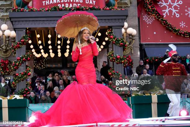 Macy's Thanksgiving Day Parade" -- Pictured: Mariah Carey --