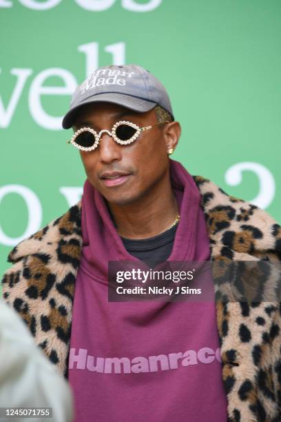 Pharrell Williams launches his Humanrace brand at Selfridges on November 25, 2022 in London, England.