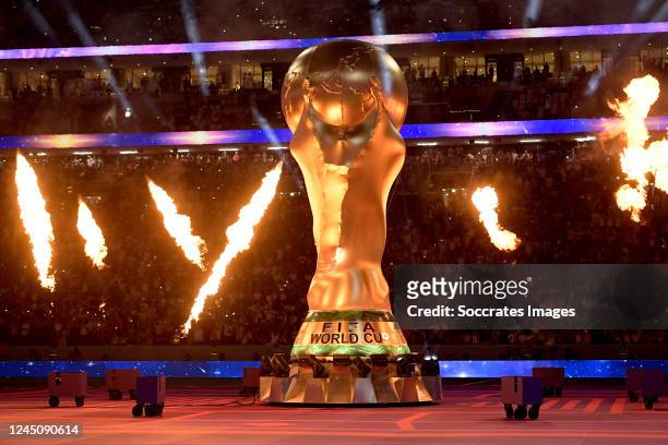 Opening ceremony World Cup 2022 match England USA during the World Cup match between England v USA at the Al Bayt Stadium on November 25, 2022 in Al...