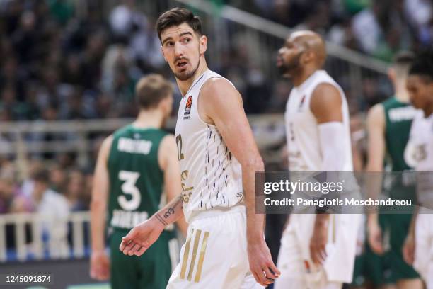 Nando De Colo, #12 of LDLC Asvel Villeurbanne in action during the 2022/2023 Turkish Airlines EuroLeague Regular Season Round 10 match between...