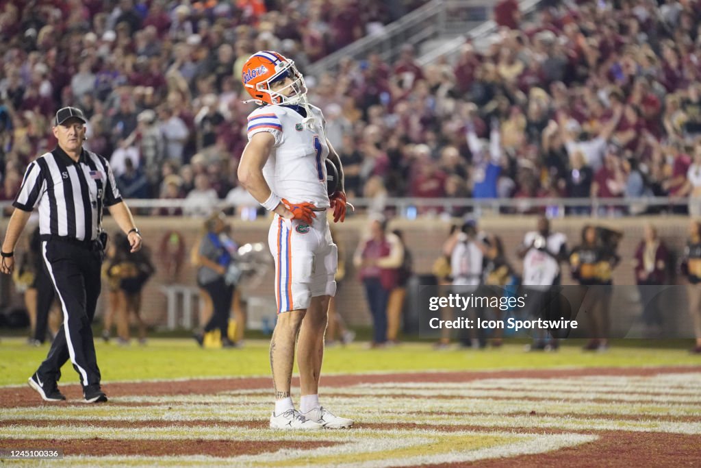 Ricky Riley Florida Florida Gators wide receiver Ricky Pearsall celebrates a touchdown ...