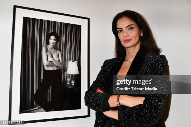 Shermine Shahrivar during the "Olaf Heine: Human Conditions" exhibition opening on November 25, 2022 in Berlin, Germany.