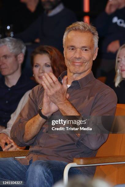 Hannes Jaenicke during the "3nach9" talk show on November 25, 2022 in Bremen, Germany.