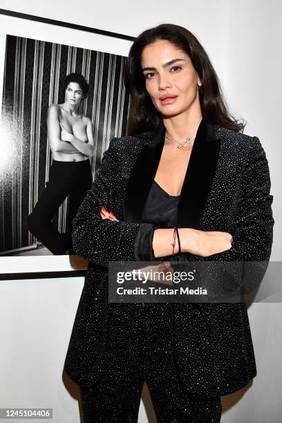 Shermine Shahrivar during the "Olaf Heine: Human Conditions" exhibition opening on November 25, 2022 in Berlin, Germany.