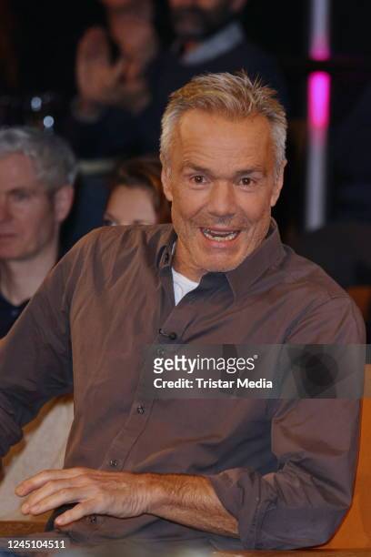 Hannes Jaenicke during the "3nach9" talk show on November 25, 2022 in Bremen, Germany.