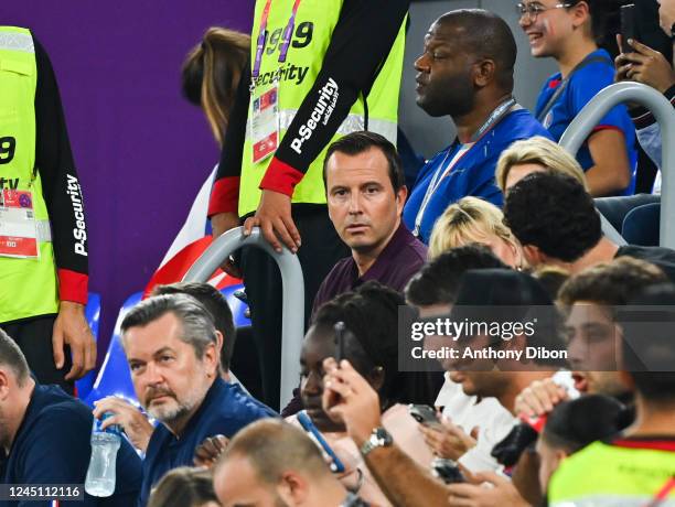 Julien STEPHAN head coach of Strasbourg before the FIFA World Cup, group d match between France and Denmark at Stadium 974 on November 26, 2022 in...