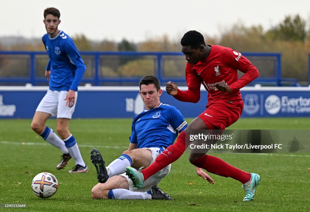 Liverpool U18 v Everton U18 - U18 Premier League