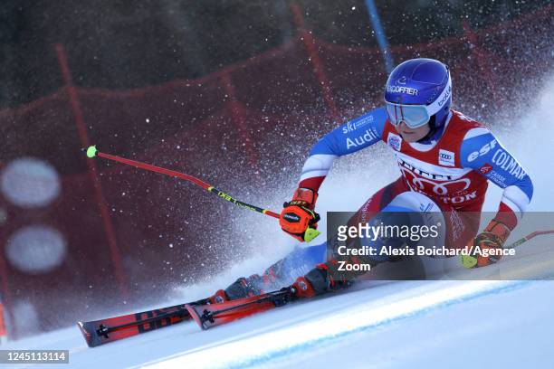 Tessa Worley of Team France in action during the Audi FIS Alpine Ski World Cup Women's Giant Slalom on November 26, 2022 in Killington, USA.