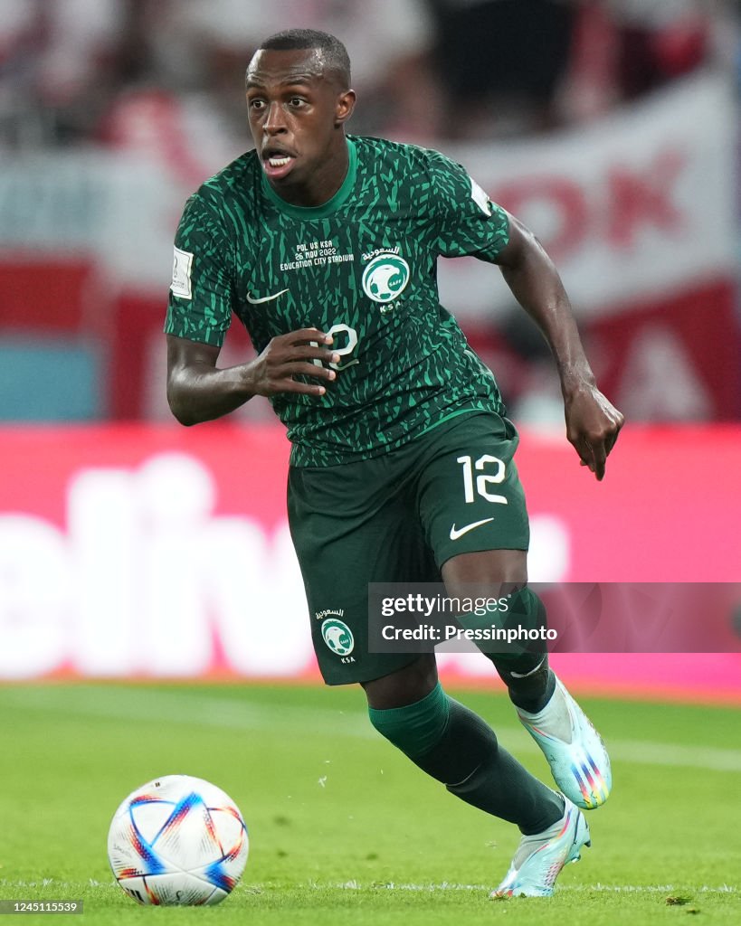 Saud Custom Abdulhamid Saud of Saudi Arabia during the FIFA World Cup Qatar 2022 ...