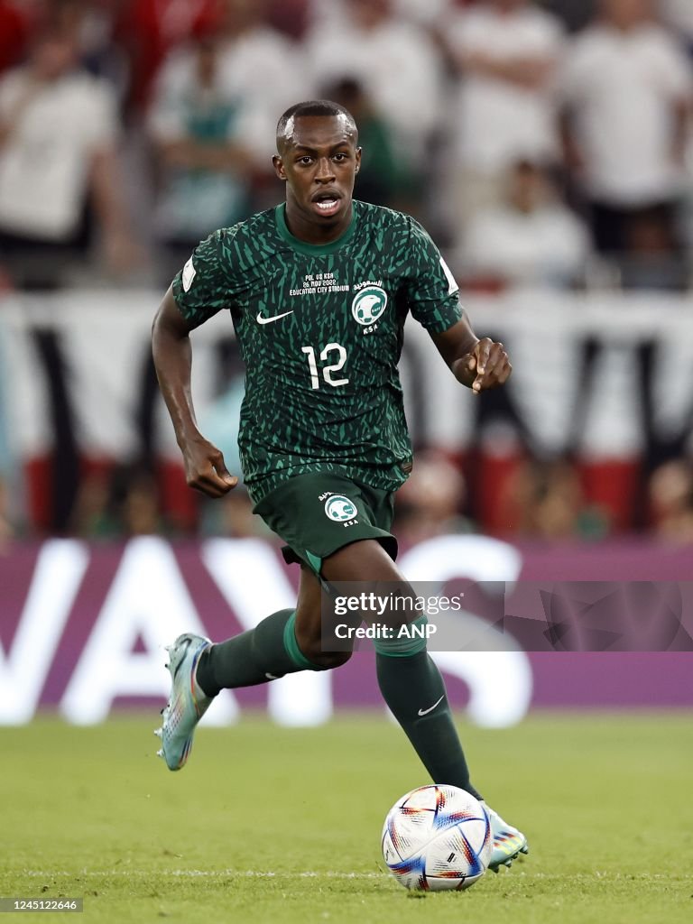 Saud Custom DOHA - Saud Abdulhamid of Saudi Arabia during the FIFA World Cup ...