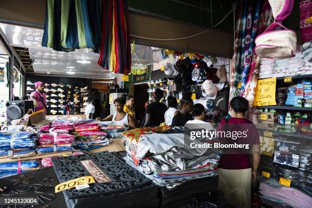 Shoppers browse goods at a store in Georgetown, Guyana, on Monday, Nov. 21, 2022. Since the first oil was drilled three years ago, Guyana's economy...
