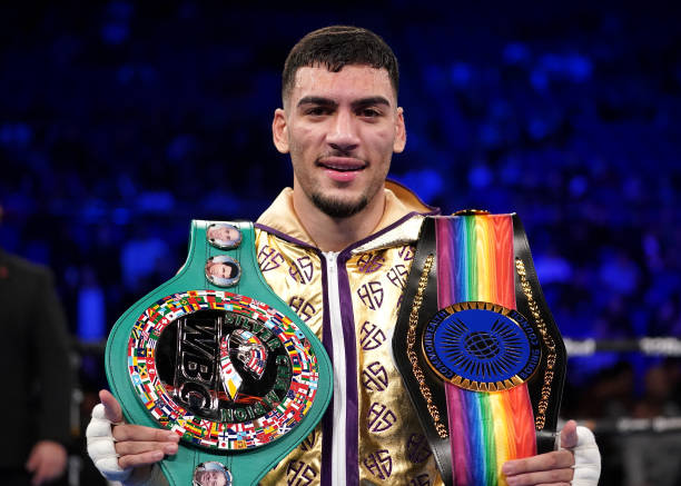Hamzah Sheeraz celebrates victory against River Wilson-Bent in the WBC Silver Middle weight bout at The O2, London. Picture date: Saturday November...