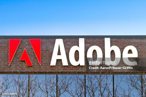 General Views of the Adobe Inc company offices on November 26, 2022 in Minneapolis, Minnesota.