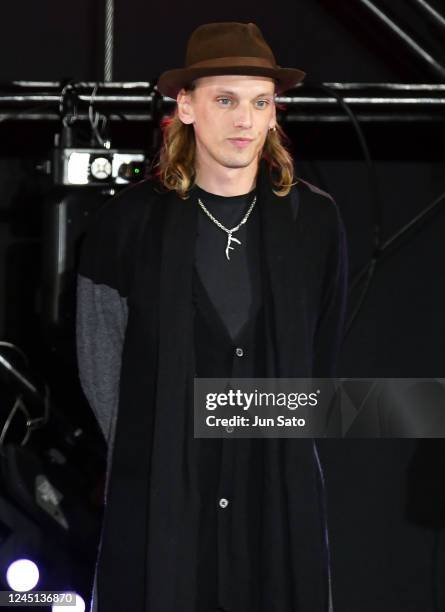 Jamie Campbell Bower attends the closing ceremony of Tokyo Comic Con 2022 at Makuhari Messe on November 27, 2022 in Chiba, Japan.