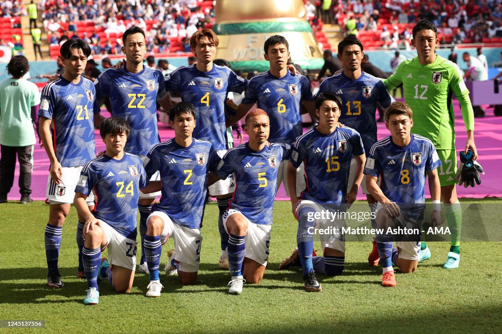 Japan Roster Wc Japan team group before the FIFA World Cup Qatar 2022 Group E match ...