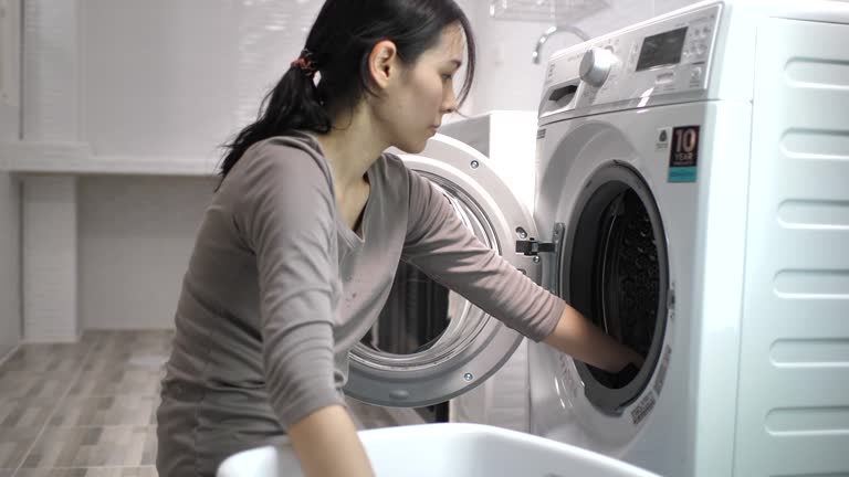 261 Woman Sitting On Washing Machine Stock Videos, Footage, & 4K Video ...