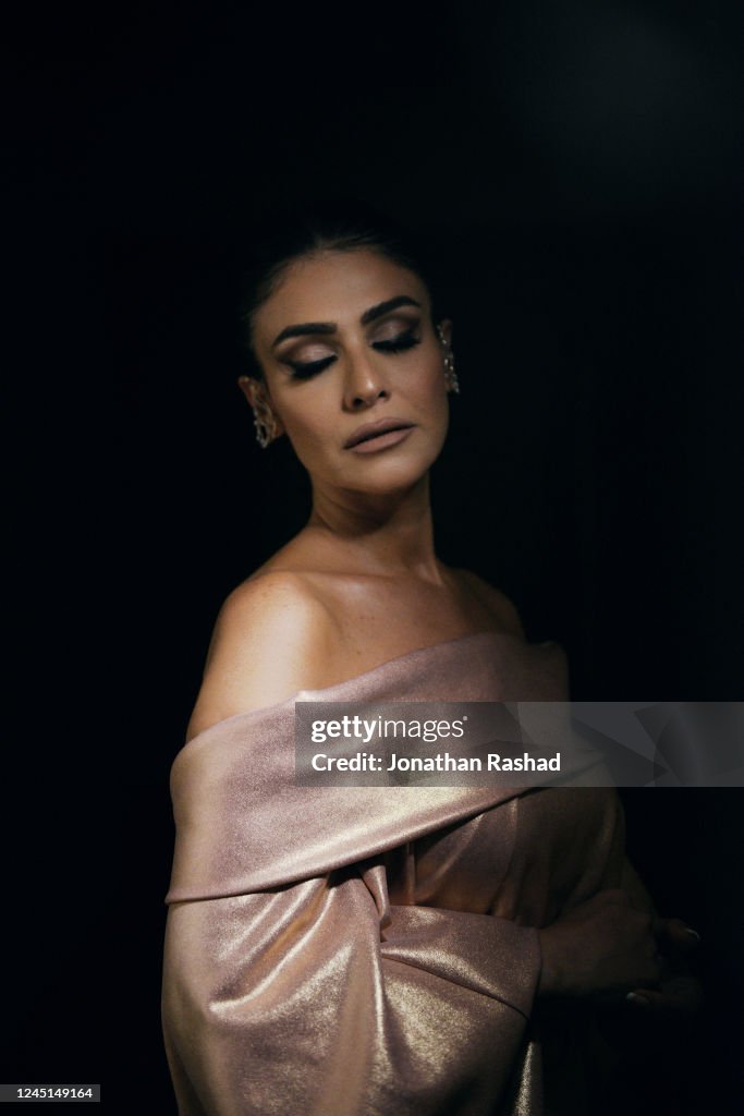 Egyptian actress Basma Hassan poses for a portrait during the closing ...