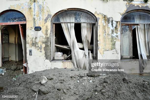 What remains after the violent flood that hit the city of Casamicciola on the island of Ischia.