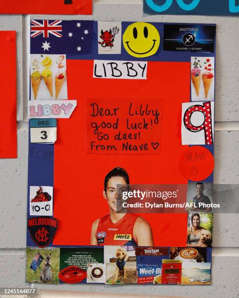 General scenes before the 2022 AFLW Season 7 Grand Final match between the Brisbane Lions and the Melbourne Demons at Brighton Homes Arena,...