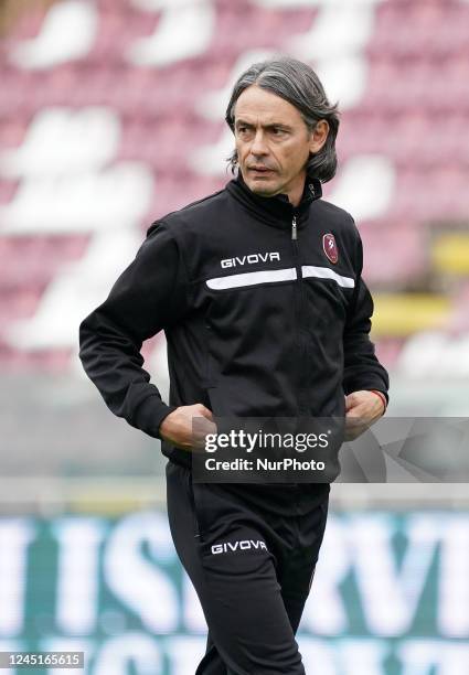 Filippo Inzaghi head coach of Reggina during the Serie B match between Reggina 1914 and Benevento Calcio on November 27, 2022 stadium 'Oreste...