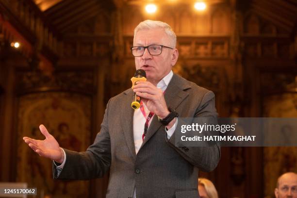 Jacek Jaskowlak pictured during the Kiev Investment Forum 2022, at the Brussels city hall, Monday 28 November 2022. The forum will bring together...