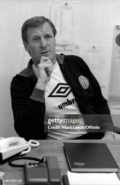 August 1988, Glasgow - Celtic Photocall - Celtic manager Billy McNeill -