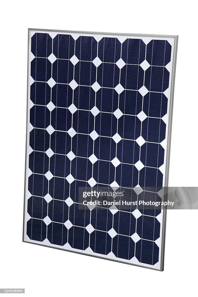 Solar Panel on white background