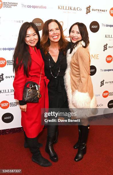 Kelly Marie Tran, Órla Constant and Ching He Huang attend "Judy: No Place Like Home" in aid of the Centrepoint Independent Living Programme at the...