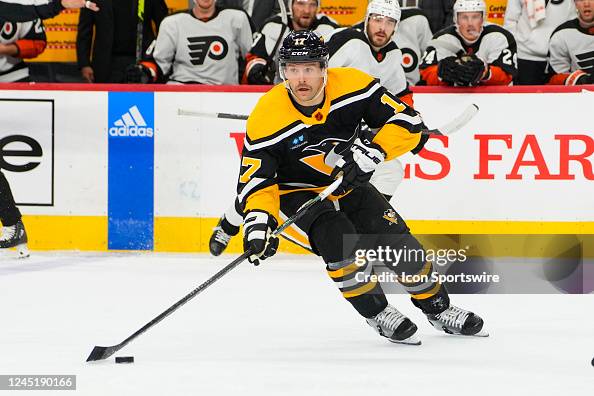 Bryan Rust Gif Pittsburgh Penguins Right Wing Bryan Rust skates with the puck during ...
