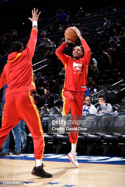 Trae Young Atlanta Hawks Game-Used #11 Red Jersey vs. Philadelphia 76ers on  November 28 and
