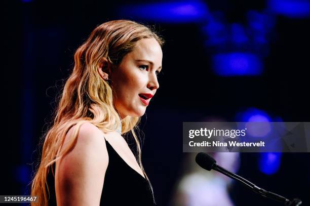 Jennifer Lawrence at The 2022 Gotham Awards held at Cipriani Wall Street on November 28, 2022 in New York City.