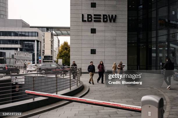 The headquarters of Landesbank Baden-Wuerttemberg bank in Stuttgart, Germany, on Monday, Nov. 28, 2022. LBBW surpassed BNP Paribas SA to become the...