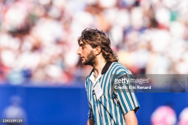 Trifon Ivanov of Bulgaria during the FIFA World Cup, round of 16 match between Mexico and Bulgaria, Giants Stadium, East Rutherford, United States,...