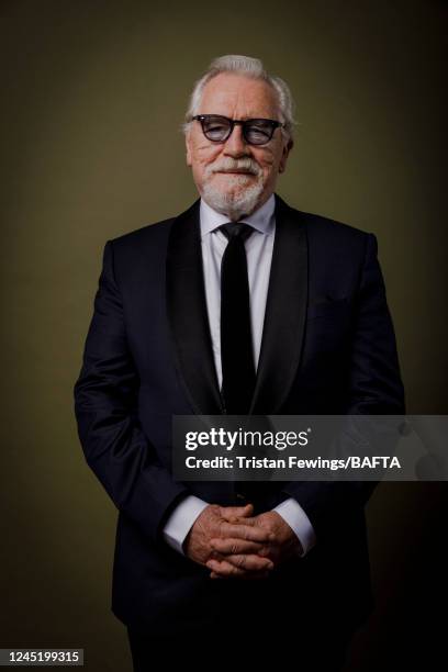 Actor Brian Cox poses for a portrait shoot during the British Academy Scotland Awards at DoubleTree by Hilton on November 20, 2022 in Glasgow,...