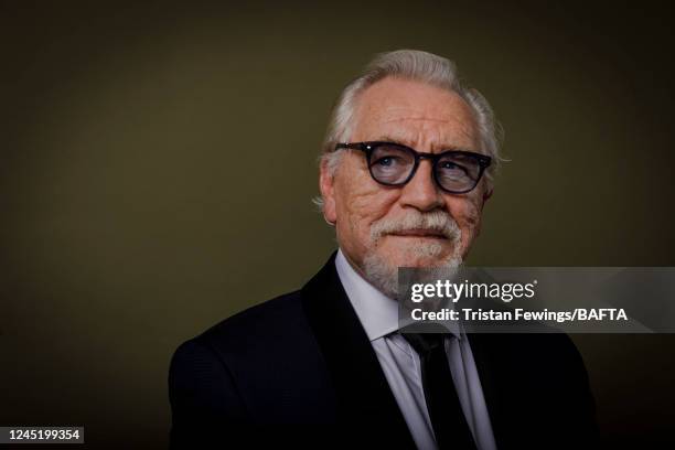 Actor Brian Cox poses for a portrait shoot during the British Academy Scotland Awards at DoubleTree by Hilton on November 20, 2022 in Glasgow,...
