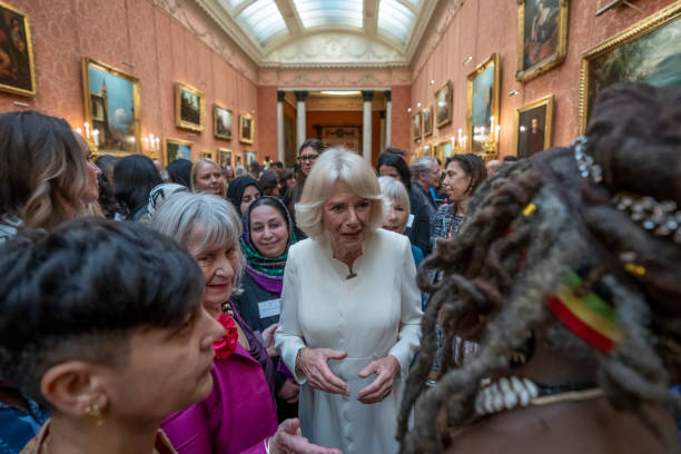 GBR: The Queen Consort Hosts A Reception To Raise Awareness Of Violence Against Women And Girls