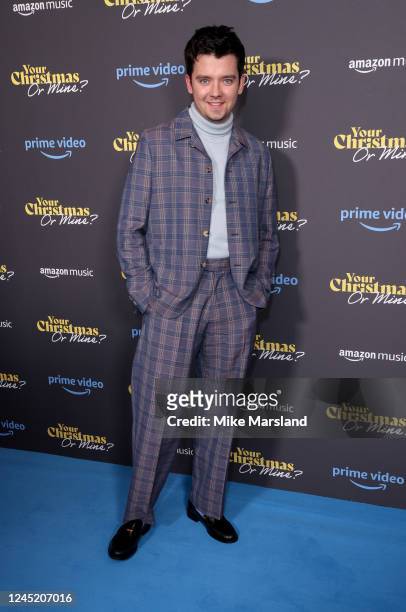 Asa Butterfield attends a Special Screening of "Your Christmas Or Mine?" at The Curzon Mayfair on November 29, 2022 in London, England.