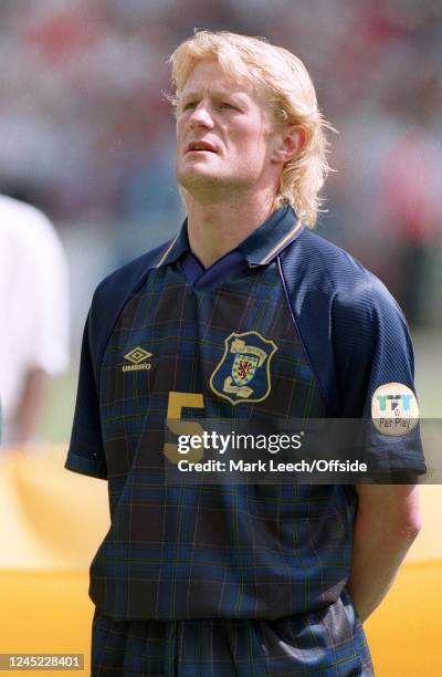 June 1996 - Euro 96 - Group Stage - Scotland v England - Colin Hendry of Scotland. -