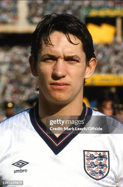 January 1986 - Egypt v England - International Friendly - Gary Lineker of England before the match.