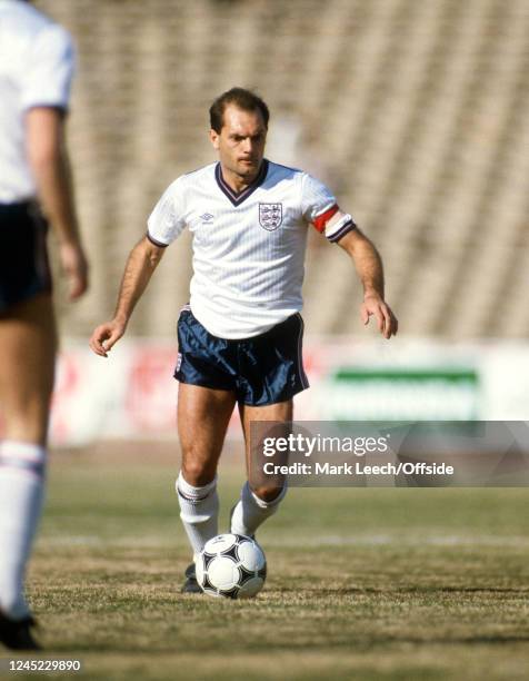 January 1986 - Egypt v England - International Friendly - Ray Wilkins of England.