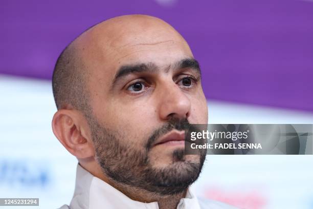 QAT: Morocco Press Conference - FIFA World Cup Qatar 2022