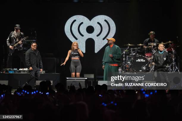 The Black Eyed Peas perform during the 2022 IHeartRadio at Dickies Arena on November 29, 2022 in Fort Worth, Texas.